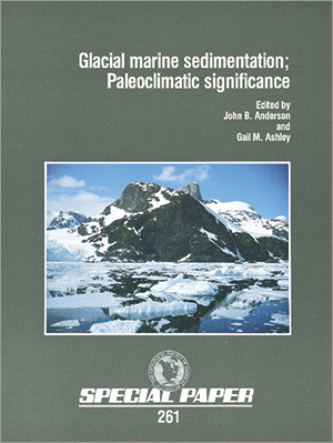 Glacial Marine Sedimentation; Paleoclimatic Significance