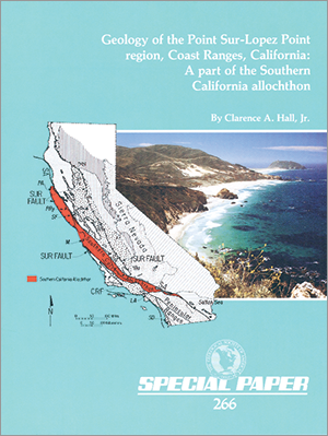 Geology of the Point Sur-Lopez Point Region, Coast Ranges