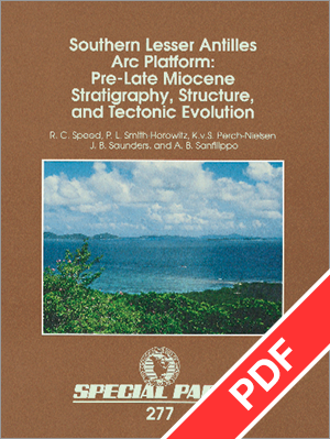 Southern Lesser Antilles Arc Platform: Pre-Late Miocene