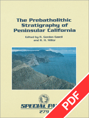 The Prebatholithic Stratigraphy of Peninsular California