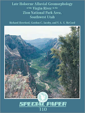 Late Holocene Alluvial Geomorphology of the Virgin River