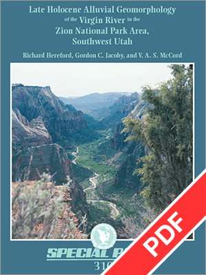 Late Holocene Alluvial Geomorphology of the Virgin River