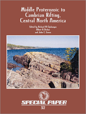 Middle Proterozoic to Cambrian Rifting, North America