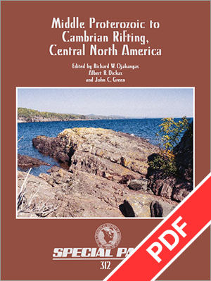 Middle Proterozoic to Cambrian Rifting, North America