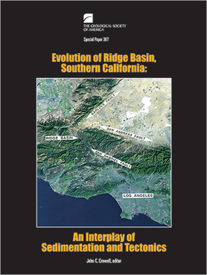 Evolution of Ridge Basin, Southern California