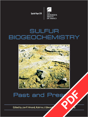 Sulfur Biogeochemistry-Past and Present