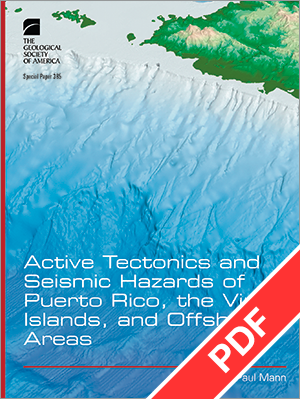 Active Tectonics and Seismic Hazards of Puerto Rico