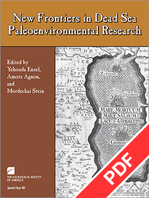 New Frontiers in Dead Sea Paleoenvironmental Research