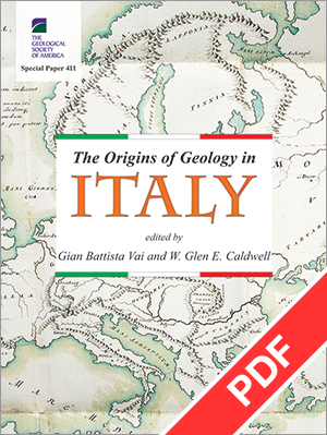 The Origins of Geology in Italy