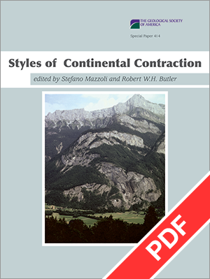 Styles of Continental Contraction