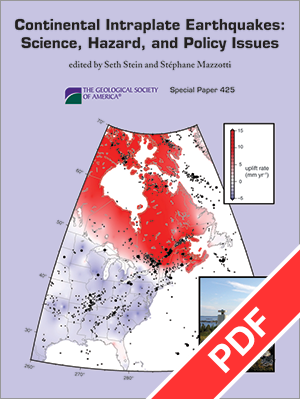 Continental Intraplate Earthquakes