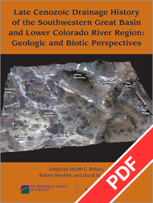 Late Cenozoic Drainage History, Great Basin