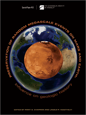 Random Megascale Events, Mars and Earth