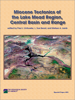 Miocene Tectonics of the Lake Mead Region, Central Basin