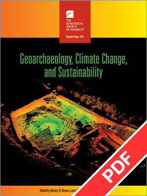 Geoarchaeology, Climate Change, and Sustainability