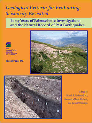 Geological Criteria for Evaluating Seismicity Revisited