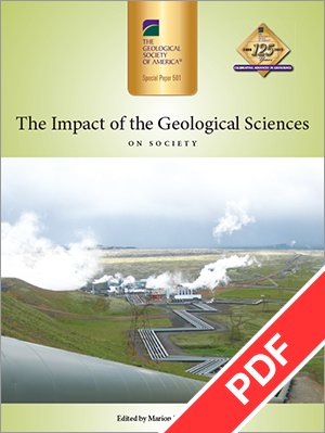 The Impact of the Geological Sciences on Society