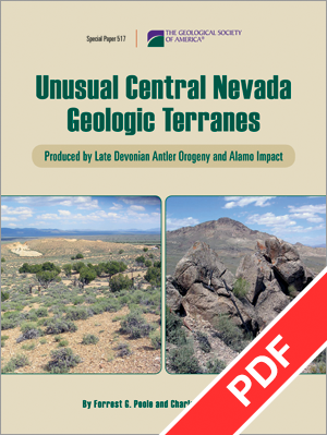 Unusual Central Nevada Geologic Terranes ... Alamo Impact