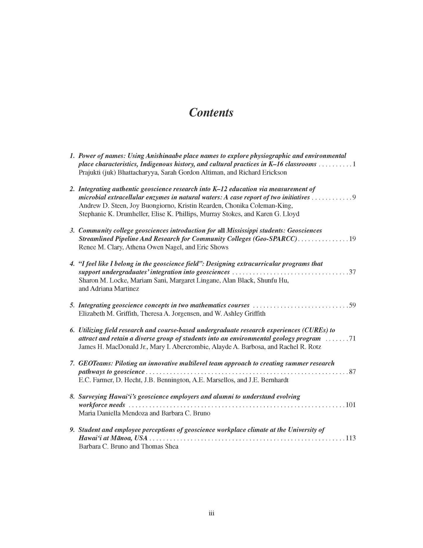 GEOPAths-Broadening the Voices in Geosciences
