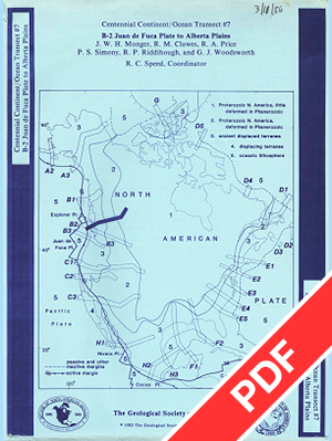 Juan de Fuca Plate to Alberta Plains