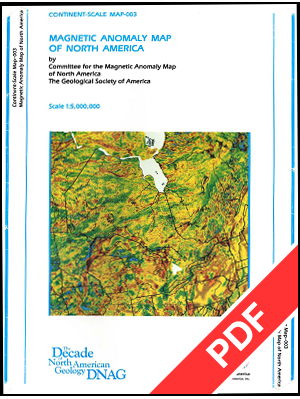 Magnetic Anomaly Map of North America