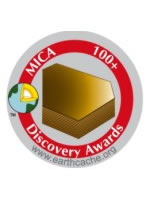 Mica (100+) EarthCache Discovery Award Tag