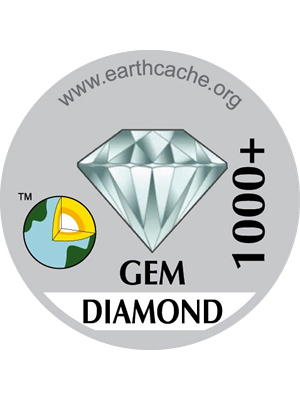 Diamond (1000+) EarthCache Discovery Award Tag