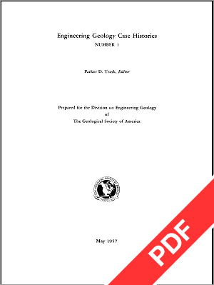 Engineering Geology Case Histories Number 1