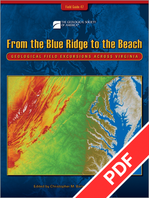 Cover for "From the Blue Ridge to the Beach" with PDF ribbon