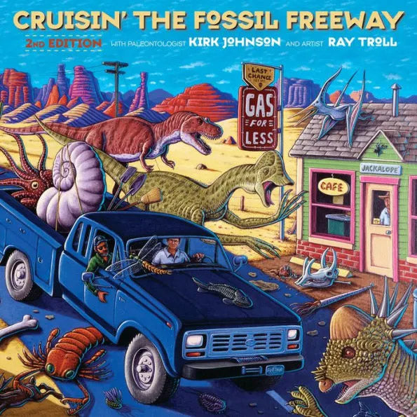 Cover for "Cruisin' the Fossil Freeway, 2nd Edition" with blue truck