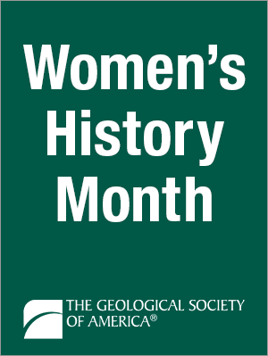 Women's History Month text on green background