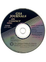 GSA Journals on Compact Disc - 2000