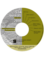 GSA Journals on DVD - 2010