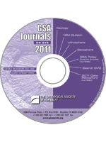 GSA Journals on DVD - 2011