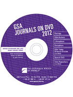 GSA Journals on DVD - 2012