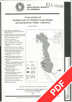 Geological map of Coast Ranges and Sacramento Valley, CA