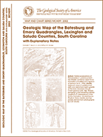 Geologic Map of the Batesburg and Emory Quadrangles...