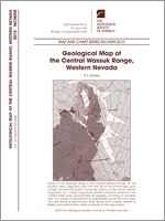 Geologic Map of the Central Wassuk Range, W. NV