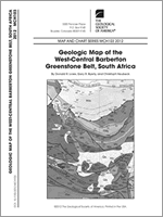 Geologic Map of the West-Central  Barberton Greenstone Belt