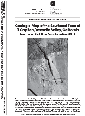 Geologic Map of the Southeast Face of El Capitan