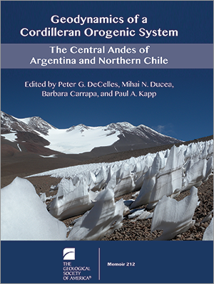 Cover for "Geodynamics of a Cordilleran Orogenic System"