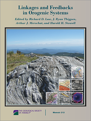 Cover for "Linkages and Feedbacks in Orogenic Systems"