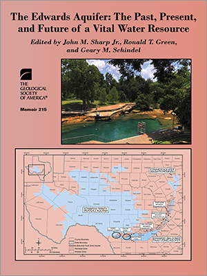 Cover for Memoir 215 on the Edwards Aquifer