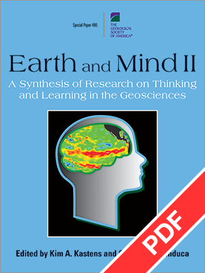 Cover for "Earth and Mind II" with PDF ribbon