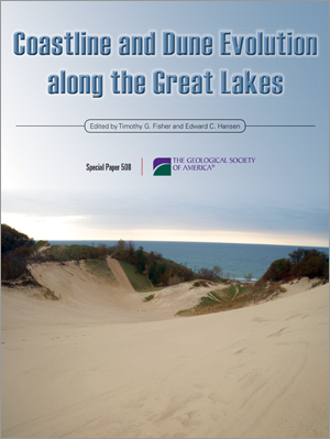 Cover for "Coastline and Dune Evolution along the Great Lakes"