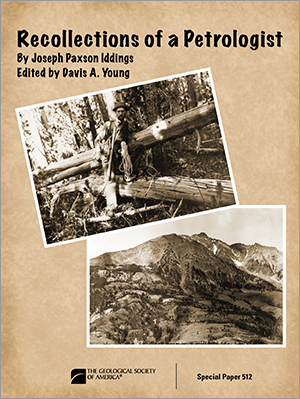 Book cover for "Recollections of a Petrologist"