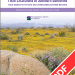 Field Excursions in Southern California: 2016 Cordilleran