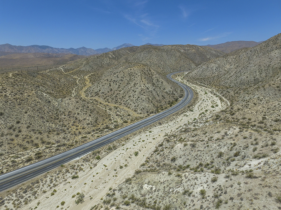 FT410. The San Andreas Fault through Gorgonio Pass