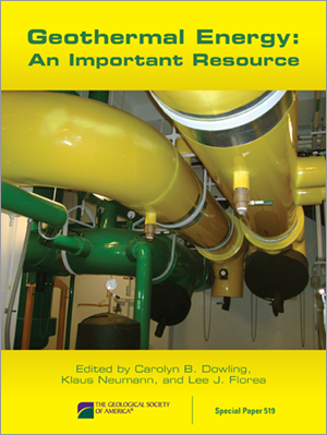 Cover for Geothermal Energy: An Important Resource