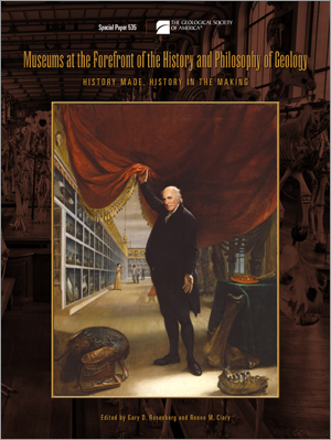 Cover for "Museums at the Forefront of the History and Philosophy of Geology"